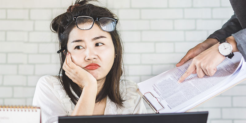 Office staff is overwhelmed with work