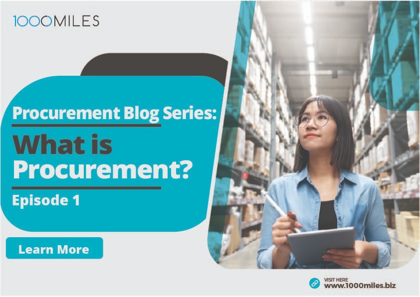 What is Procurement Blog Series Episode one